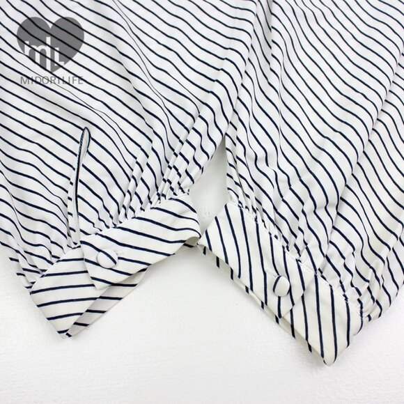 BALENCIAGA Oversized Striped Blouse - Picture 8 of 8